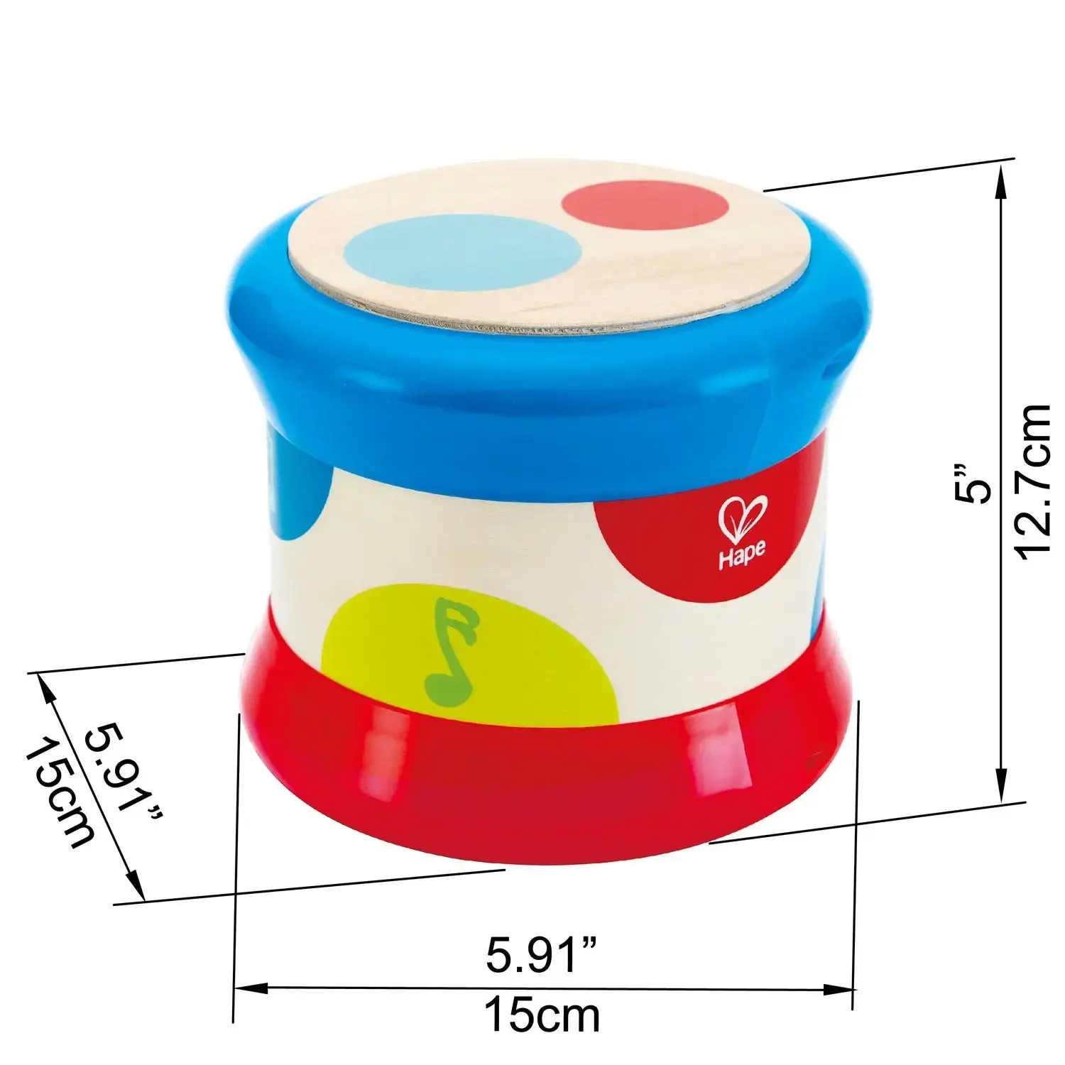 Hape Baby Drum - Image 4