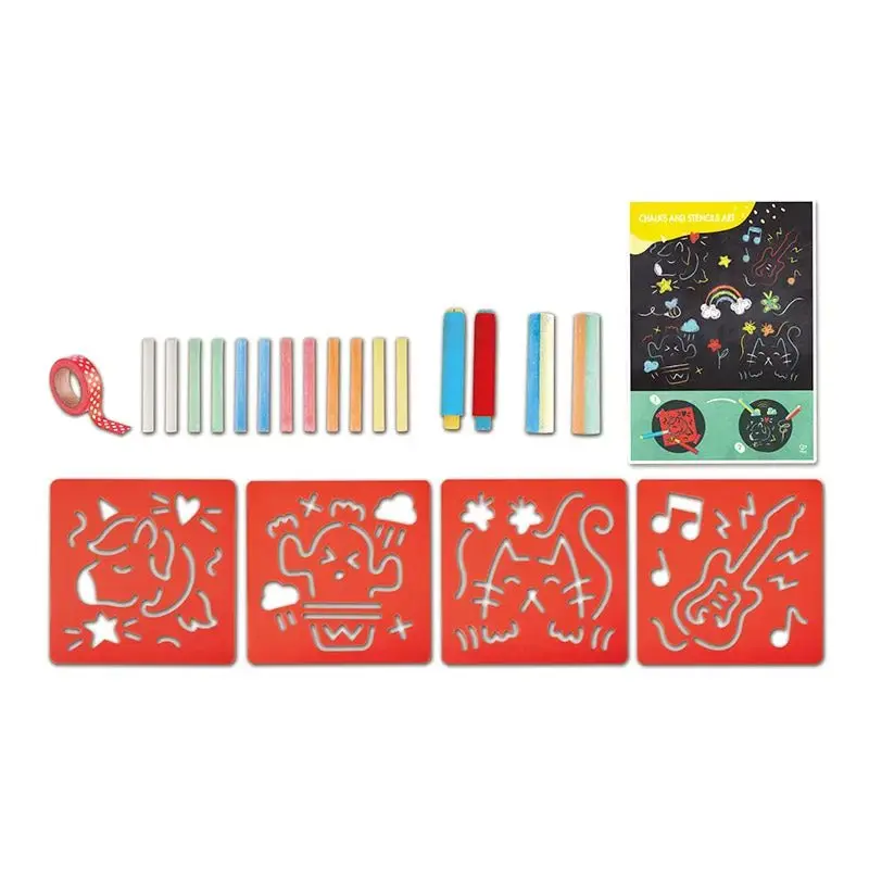 Hape Chalks and Stencils Art - Image 2