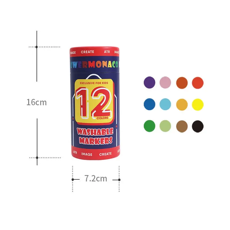 Flower Monaco Color Markers 12 colors - Image 4
