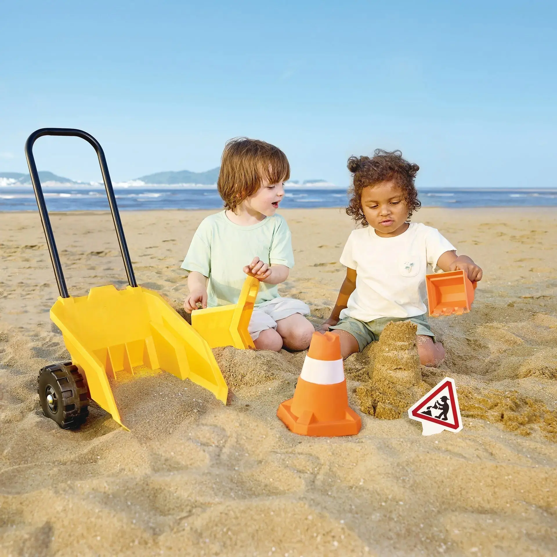 Hape Construction Sand Toy Dumper Set - Image 5
