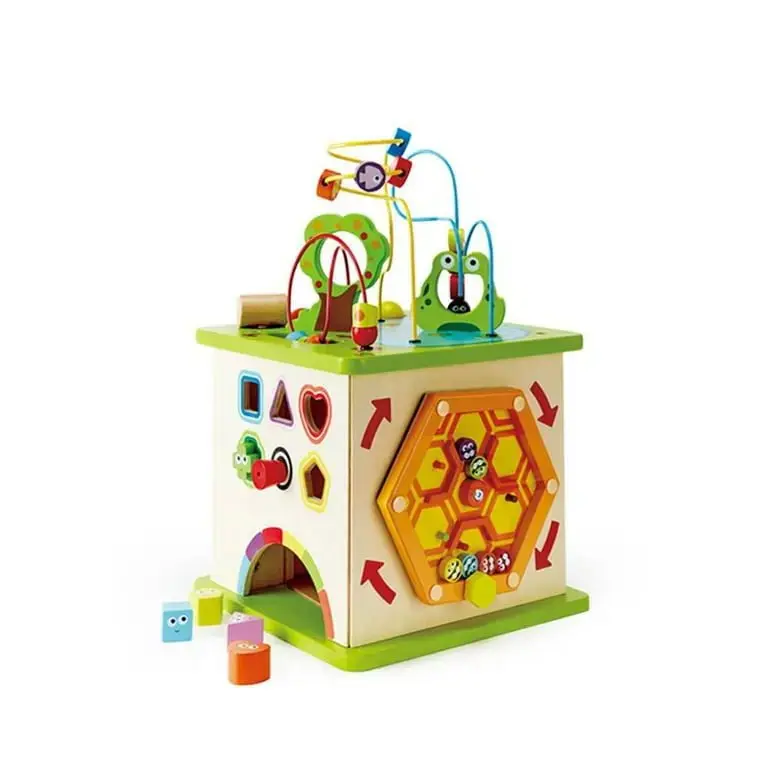 Hape Country Critters Wooden Activity Play Cube - Image 3