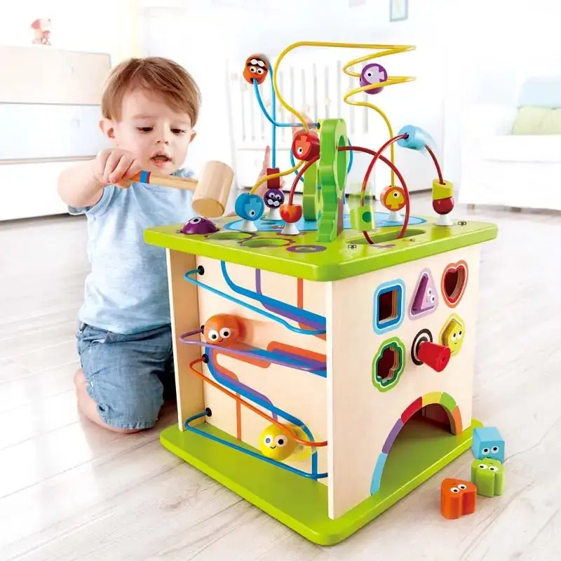 Hape Country Critters Wooden Activity Play Cube - Image 5
