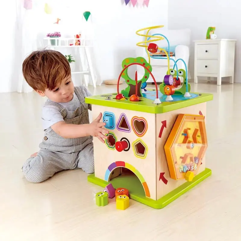 Hape Country Critters Wooden Activity Play Cube - Image 7