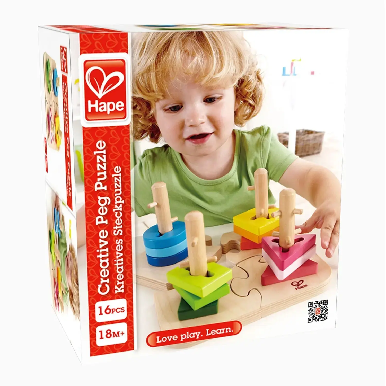 Hape Creative Peg Puzzle - Image 5