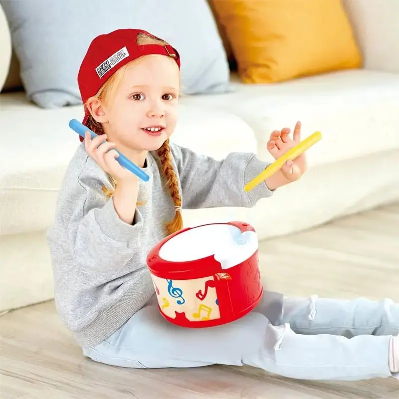 Hape Learn To Play Drum | Toy Percussion Instrument - Image 4