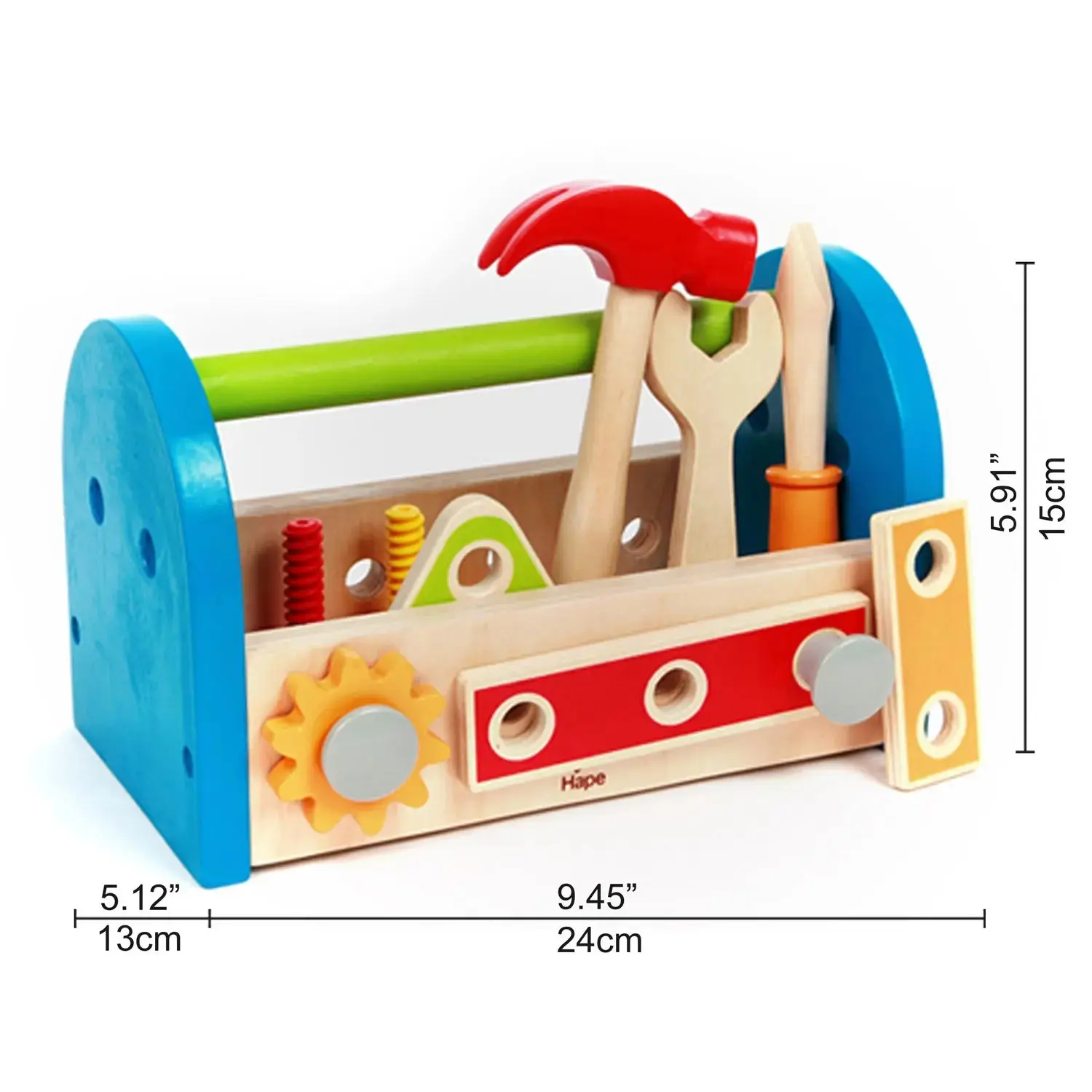 Hape Fix It Kid's Wooden Tool Box and Accessory Play Set - Image 5