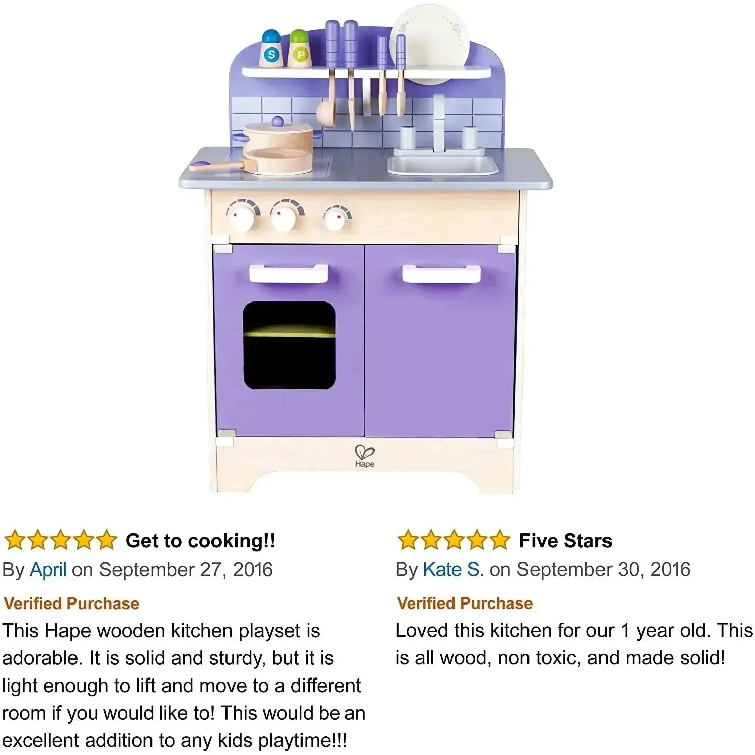 Hape Gourmet Kitchen with Cook - Image 6