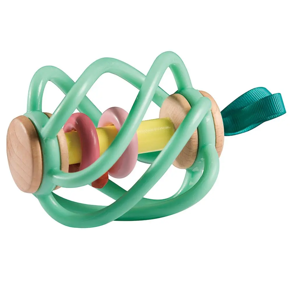 Hape Apple Grab Teether Baby Toy - Image 2