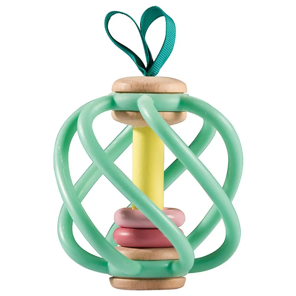 Hape Apple Grab Teether Baby Toy - Image 3