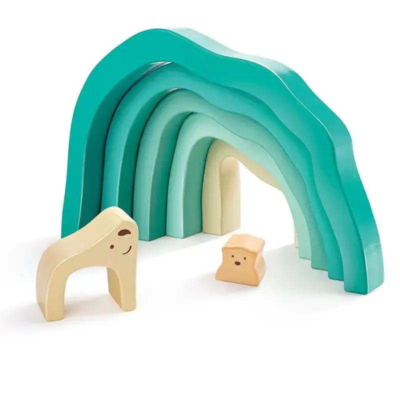 Hape Arctic Polar Bear Stacking Blocks - Image 4