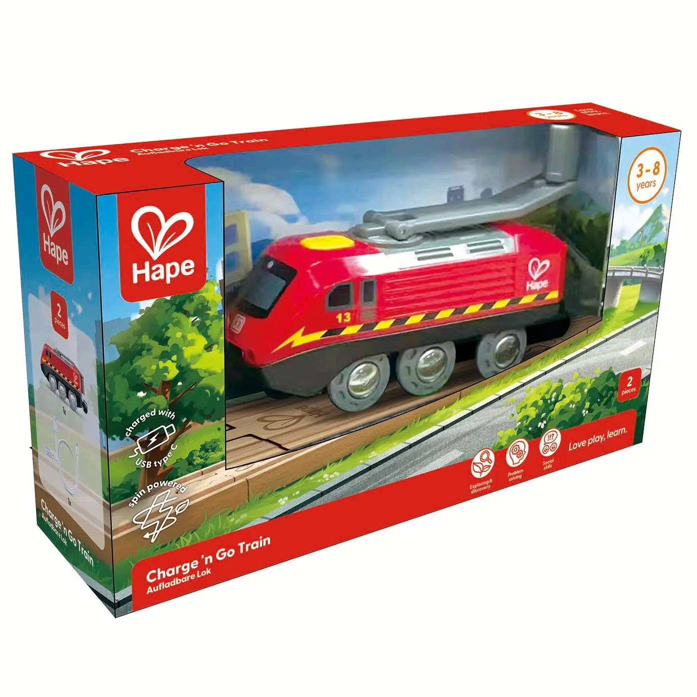 Hape Charge 'n Go Train - Image 3