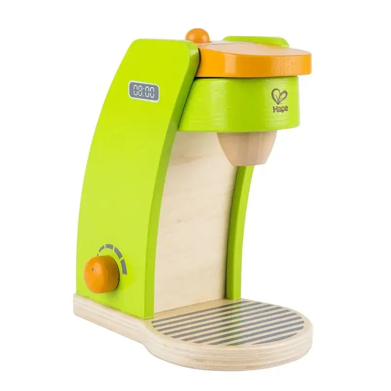 Hape Kid's Coffee Maker Wooden Play Kitchen Set with Accessories - Image 3