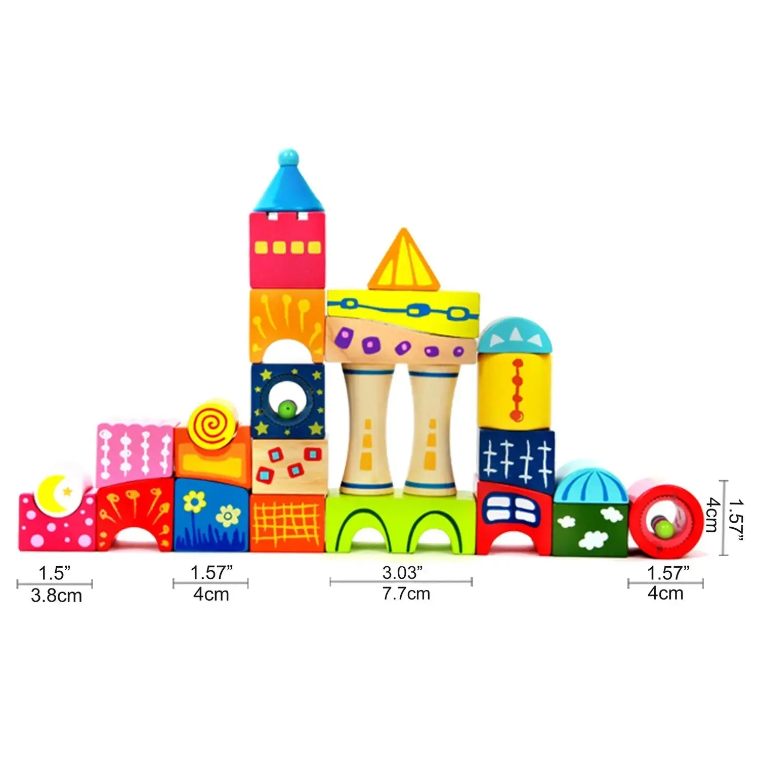 Hape Fantasia Blocks Castle - Image 4