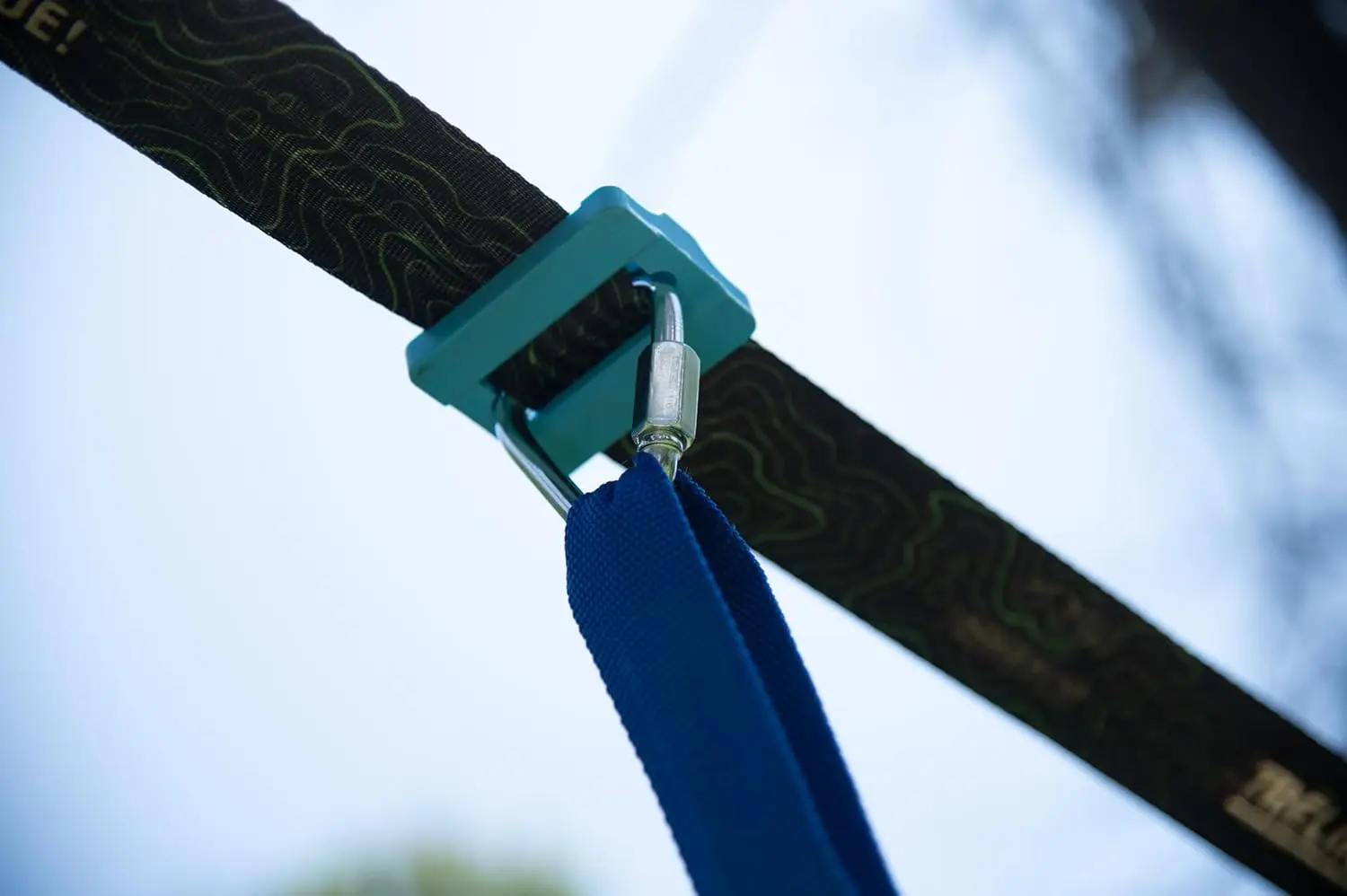 Trelines Swingset Gymnastics Kit 36' - Create an Affordable Swing Set, Slackline & Gymnastics Line - 2 Swings, Double Trapeze bar, 2 Ninja Tree Gym Rings - for Boys and Girls 3+ Holds 500 lbs+ - Image 5