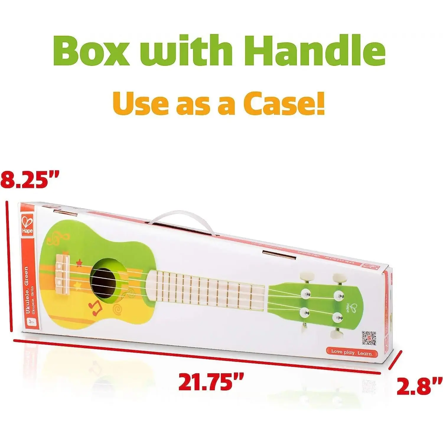 Hape Green Unisex Ukulele - Image 5