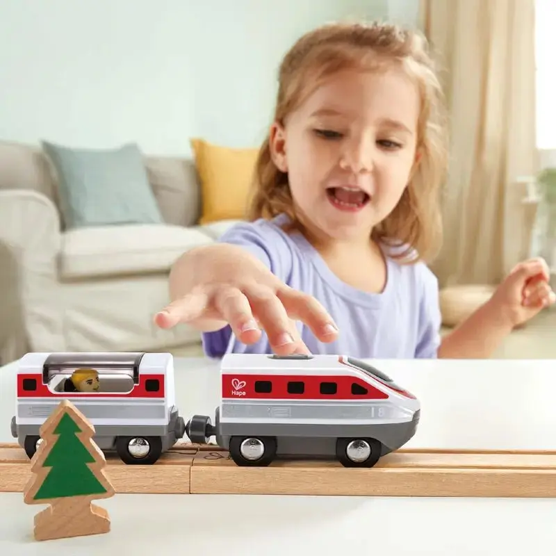 Hape Intercity Battery Powered Train Set - Image 4