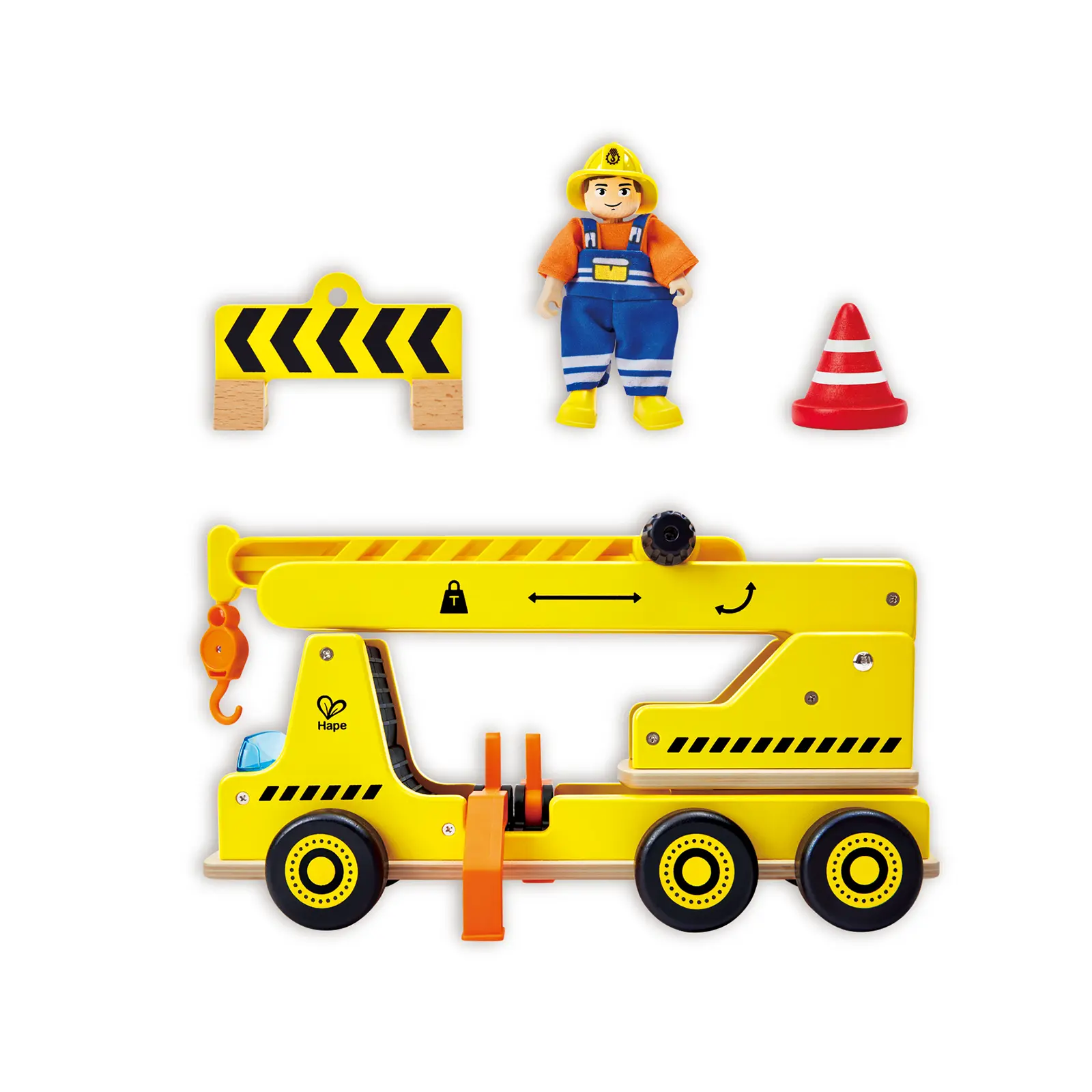 Hape Mobile Crane & Construction Set - Image 2