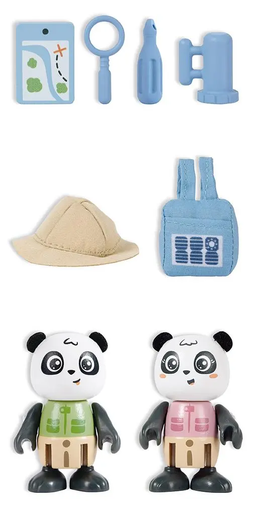 Hape Pandas Friends Set - Image 3