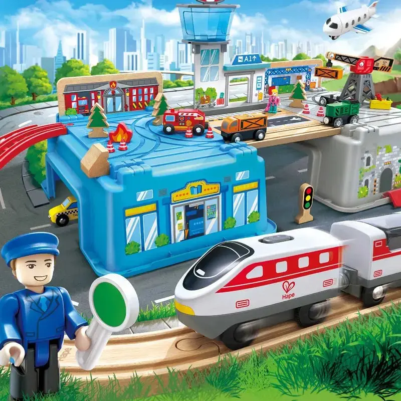 Hape Super Cityscape Transport Bucket Set - Image 3