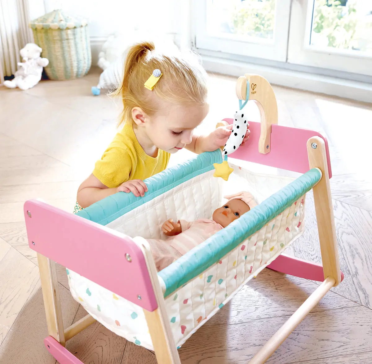 Hape Sweet Dreams Doll's Bed - Image 2