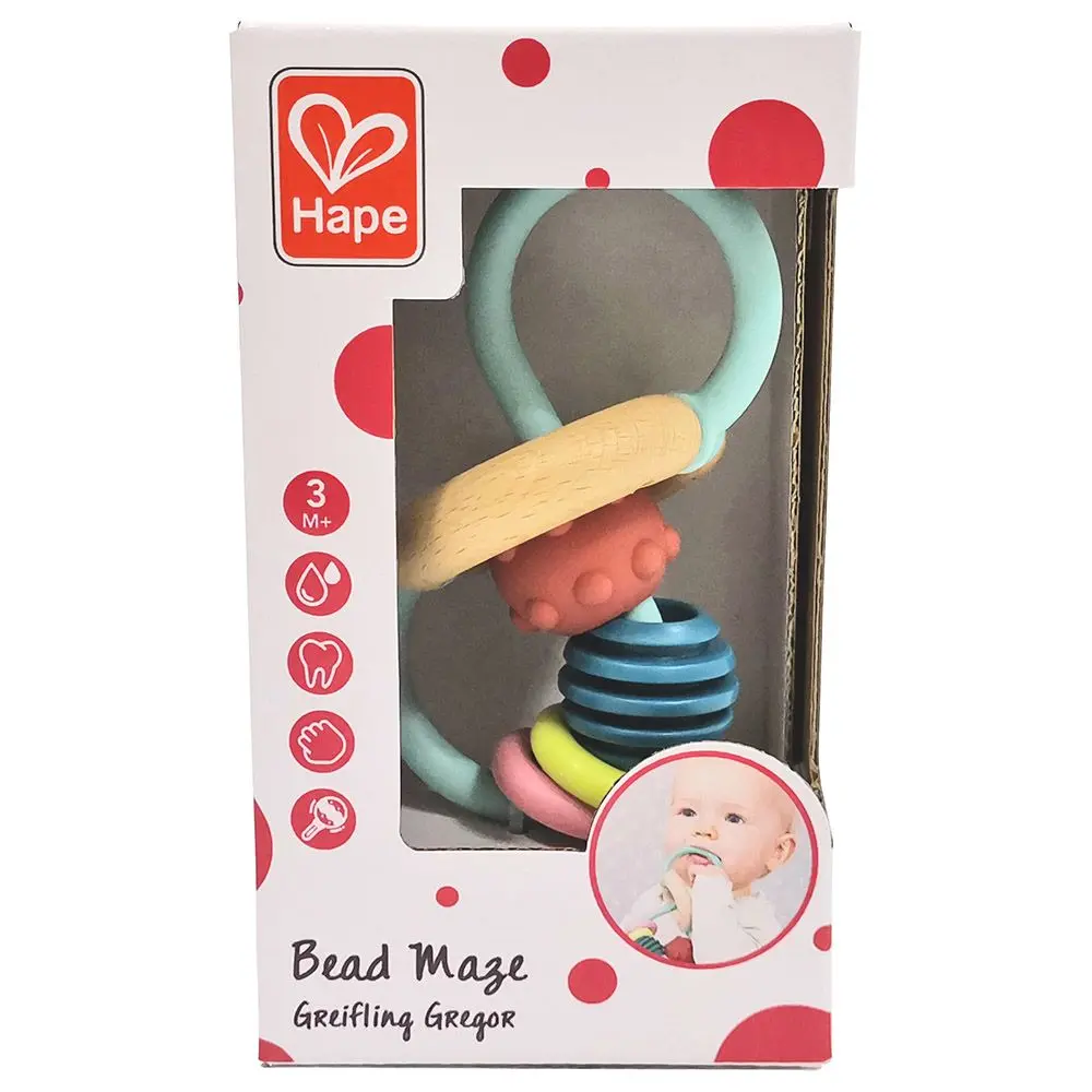 Hape Teether Bead Maze Baby Toy - Image 3