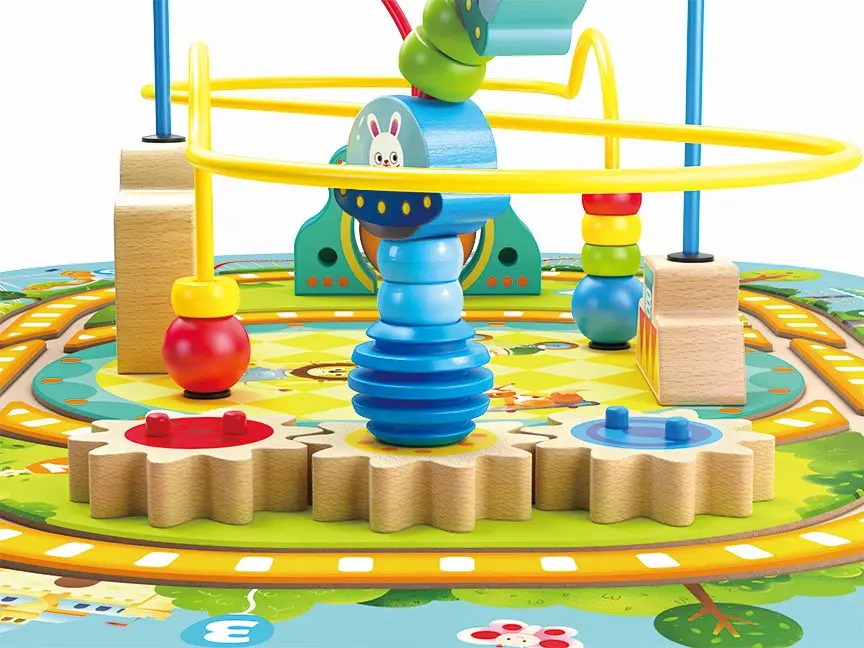 Hape Twisting Railway Maze Table - Image 3