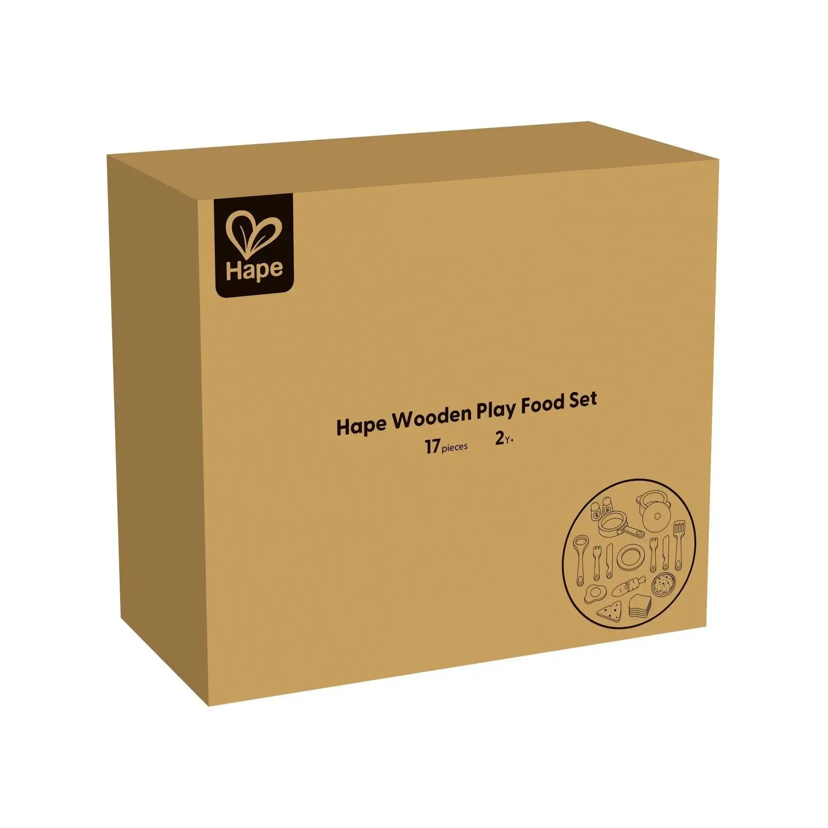 Hape Wooden Play Food Set - Image 4