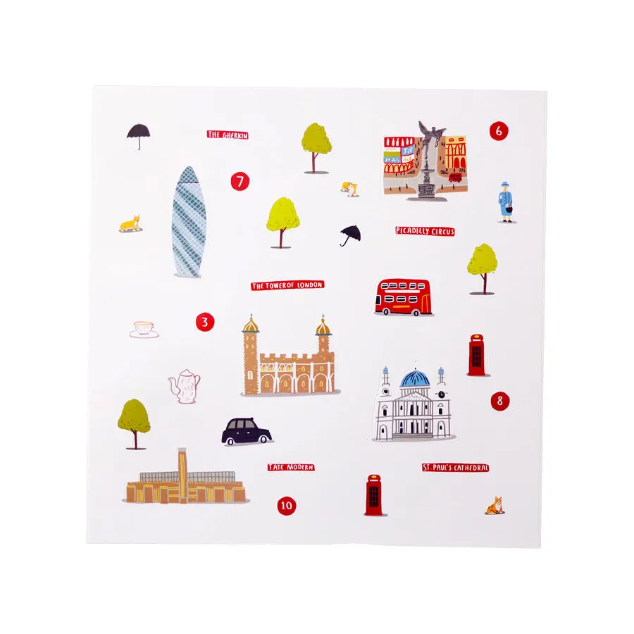 Jaq Jaq Bird Cities of Wonder Stick It & Go Activity Set-  London - Image 6
