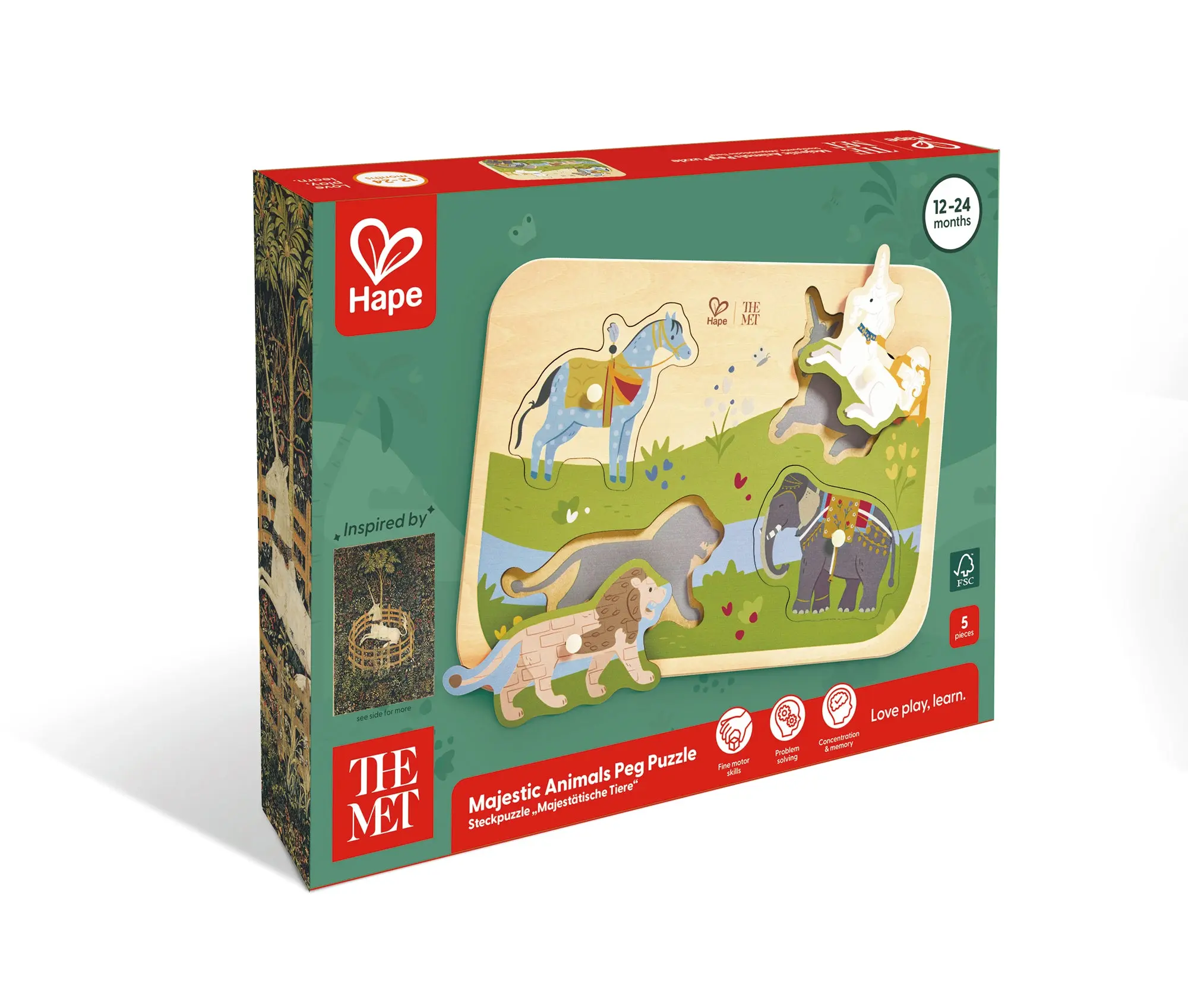 Majestic Animals Peg Puzzle - Image 6