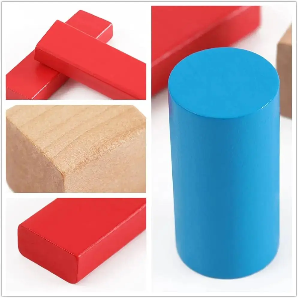 Hape Maple Wood Kids Building Blocks - Image 6