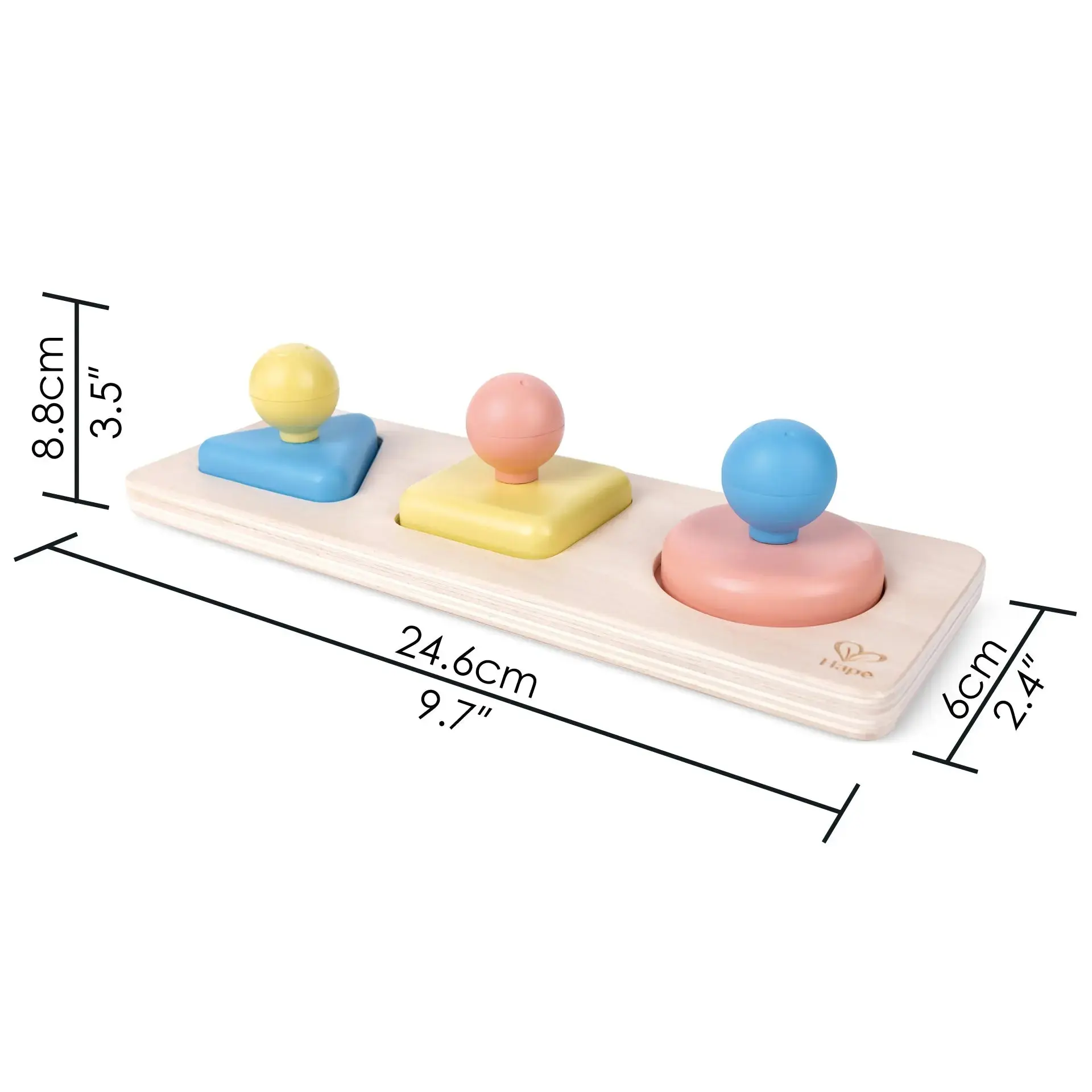 Hape Montessori Mirror Shape Puzzle | Educational Sensory Toy With Color Effects For Babies Ages 10+ Months - Image 5