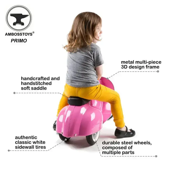 Ambosstoys Primo Classic- Pink Ride-On - Image 3