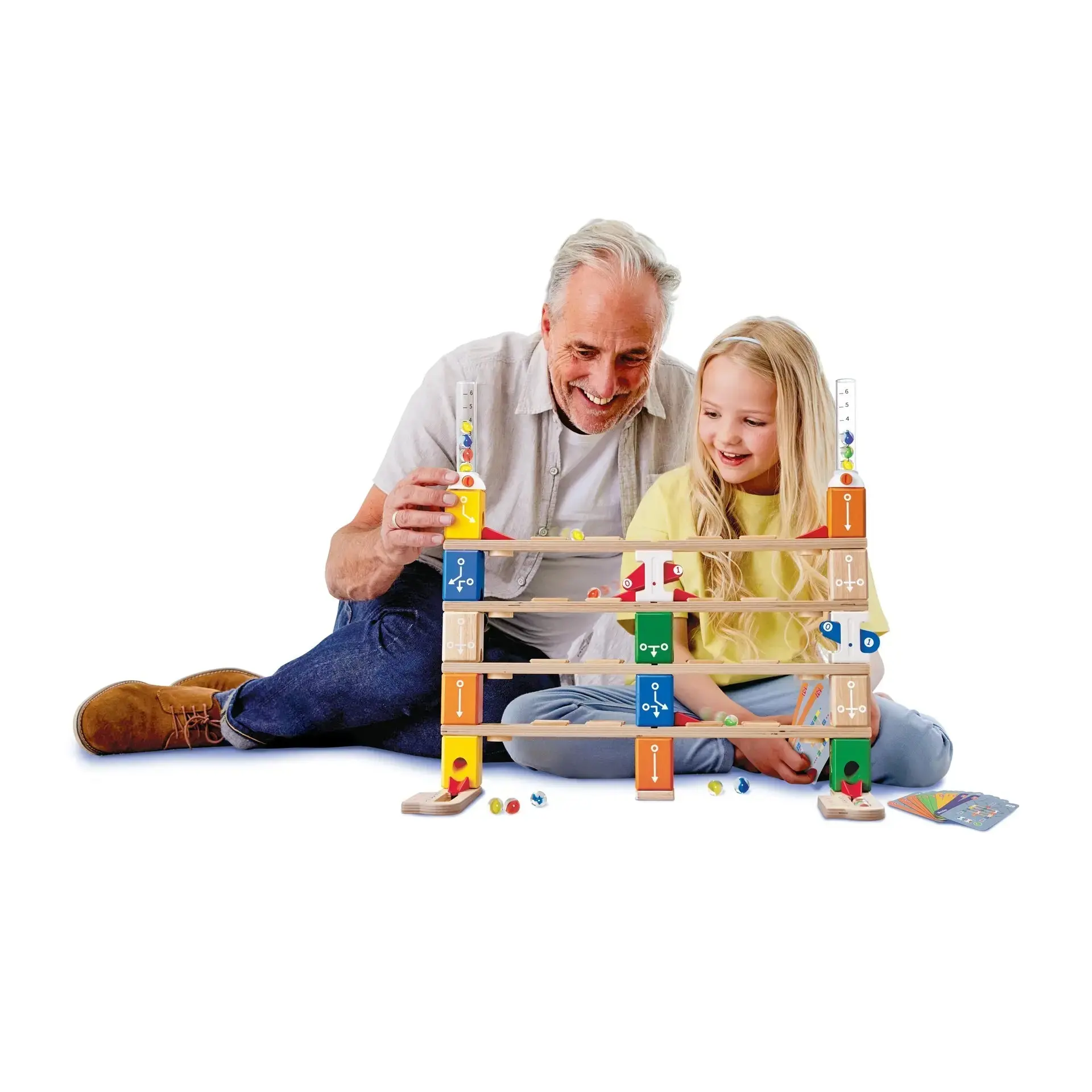 Hape Quadrilla Basic Coding Set | Marble Run STEM and Coding Toy - Image 3