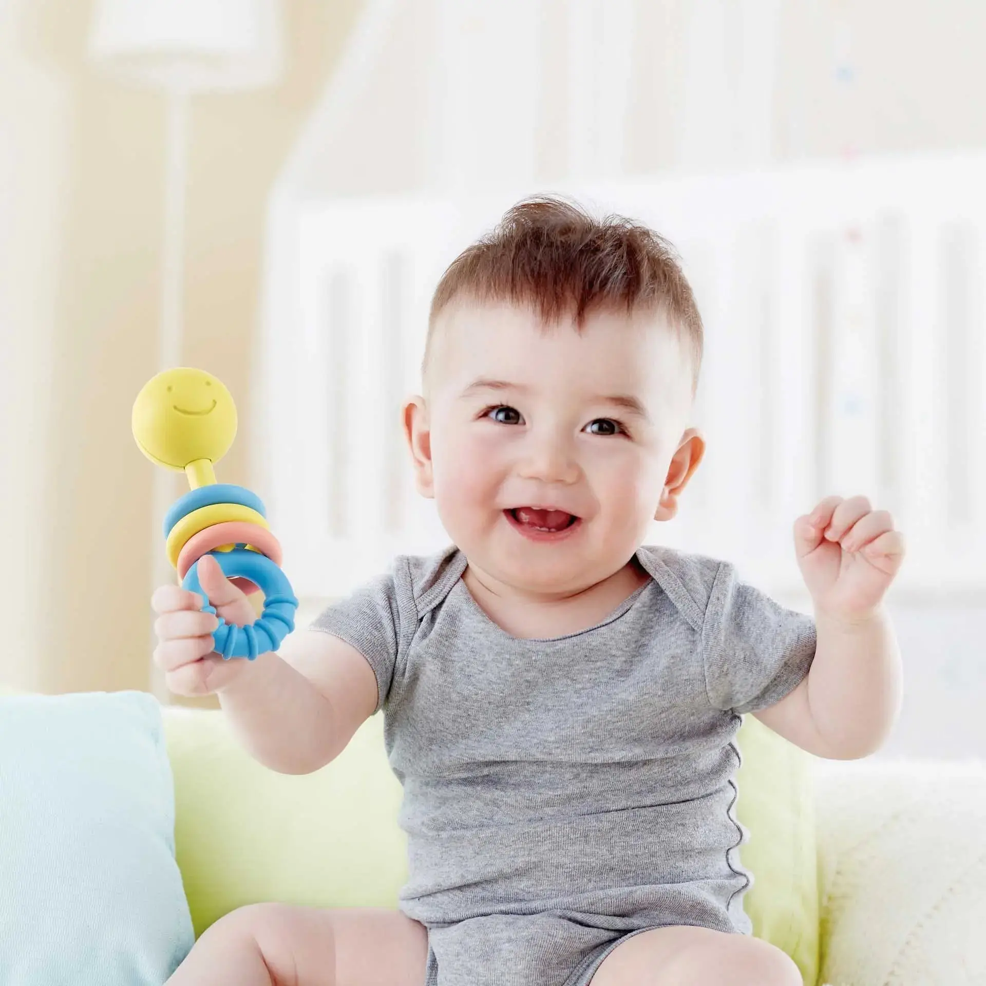 Hape Rattling Rings Teether - Image 3
