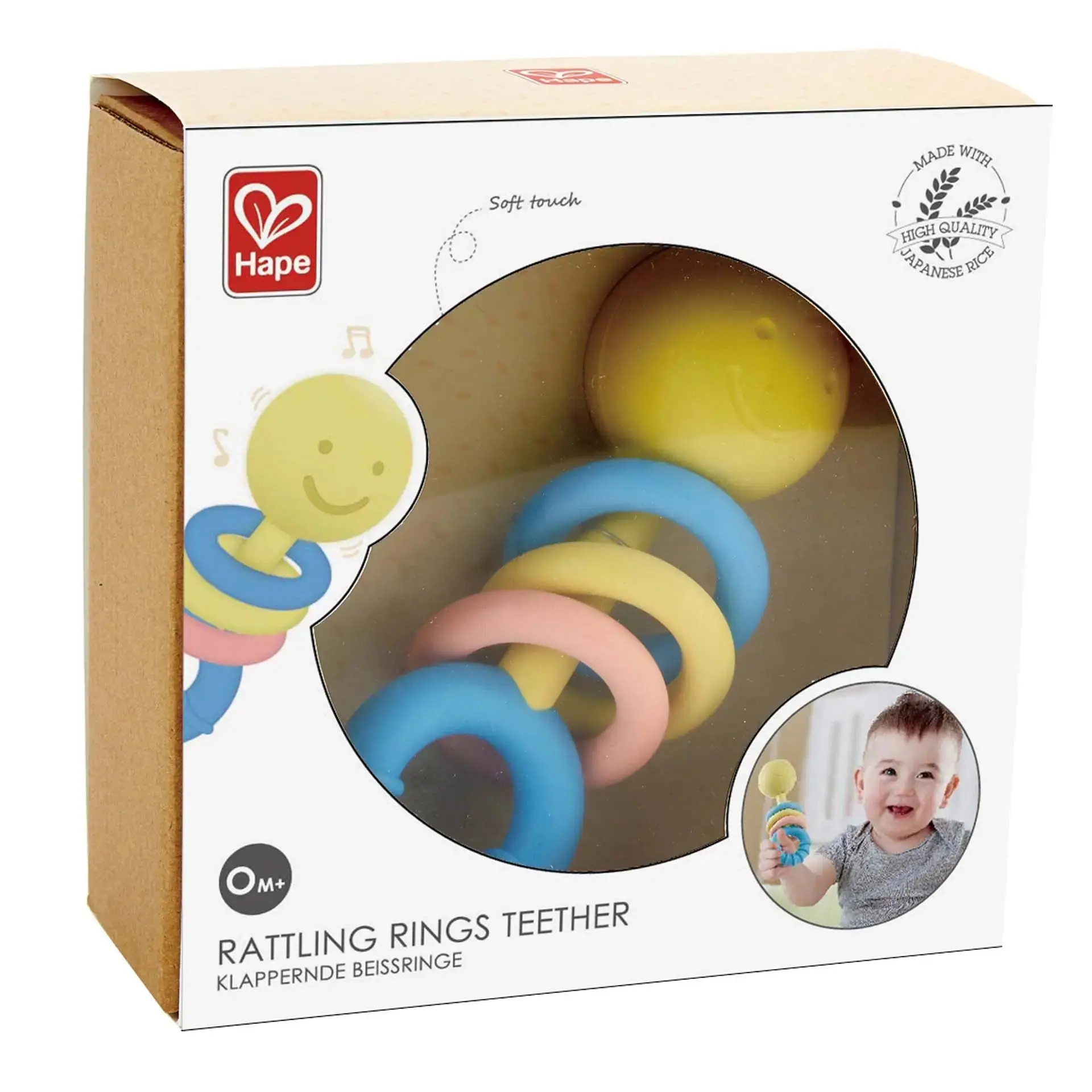 Hape Rattling Rings Teether - Image 5