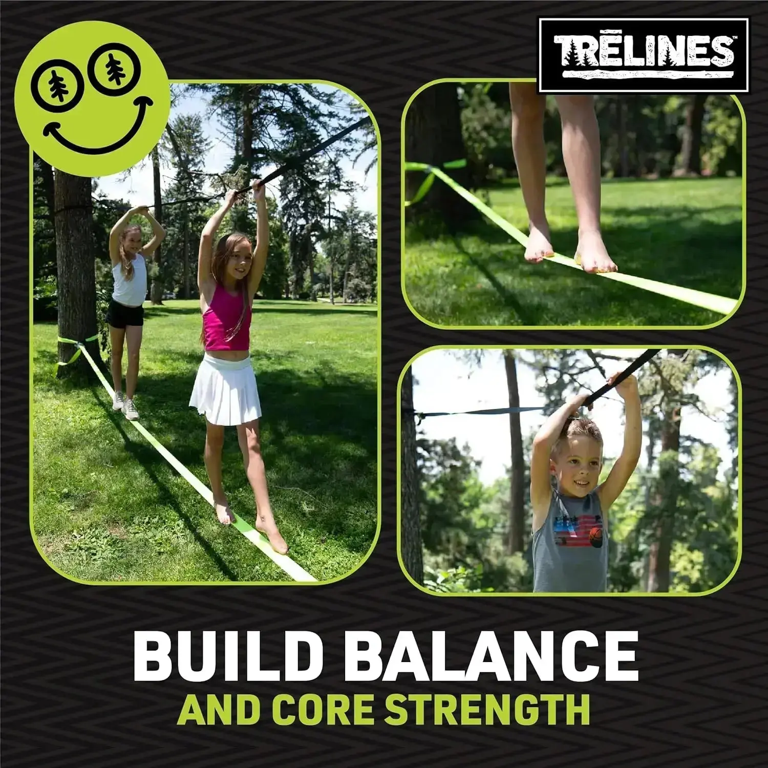 Trelines Classic Slackline 50ft, Maximum Weight Recommendation 500 lbs - Image 2