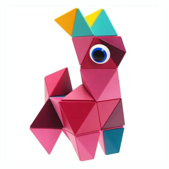 Trido Flamingo Magnetic Art 3D Shapes Large 36-Piece - Image 3
