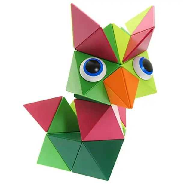 Trido Jungle Magnetic Art 3D Shapes Large 36-Piece - Image 2