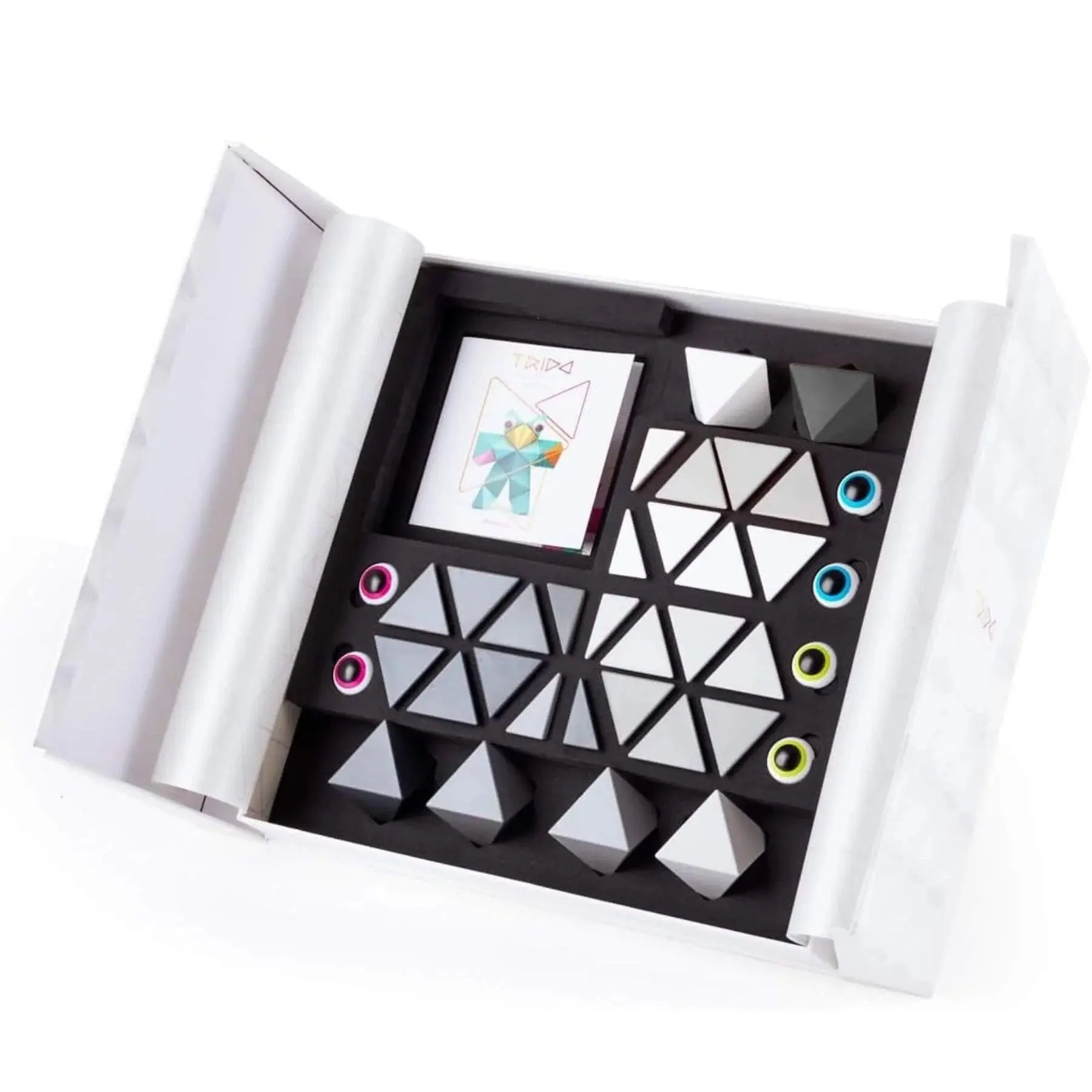 Trido Monochromatic Magnetic Art 3D Shapes Large 36-Piece - Image 3