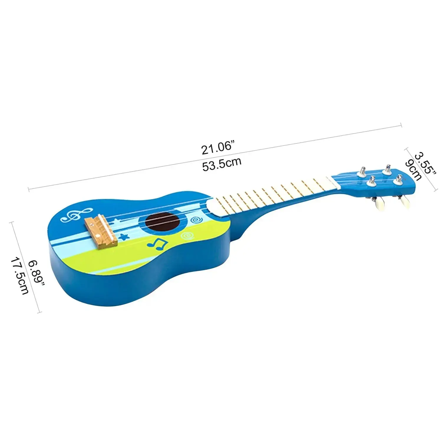 Hape Kid's Wooden Toy Ukulele - Image 4