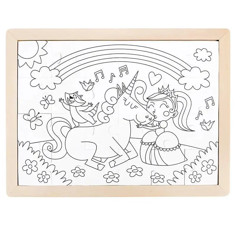 Hape Unicorn Friends Puzzle - Image 3
