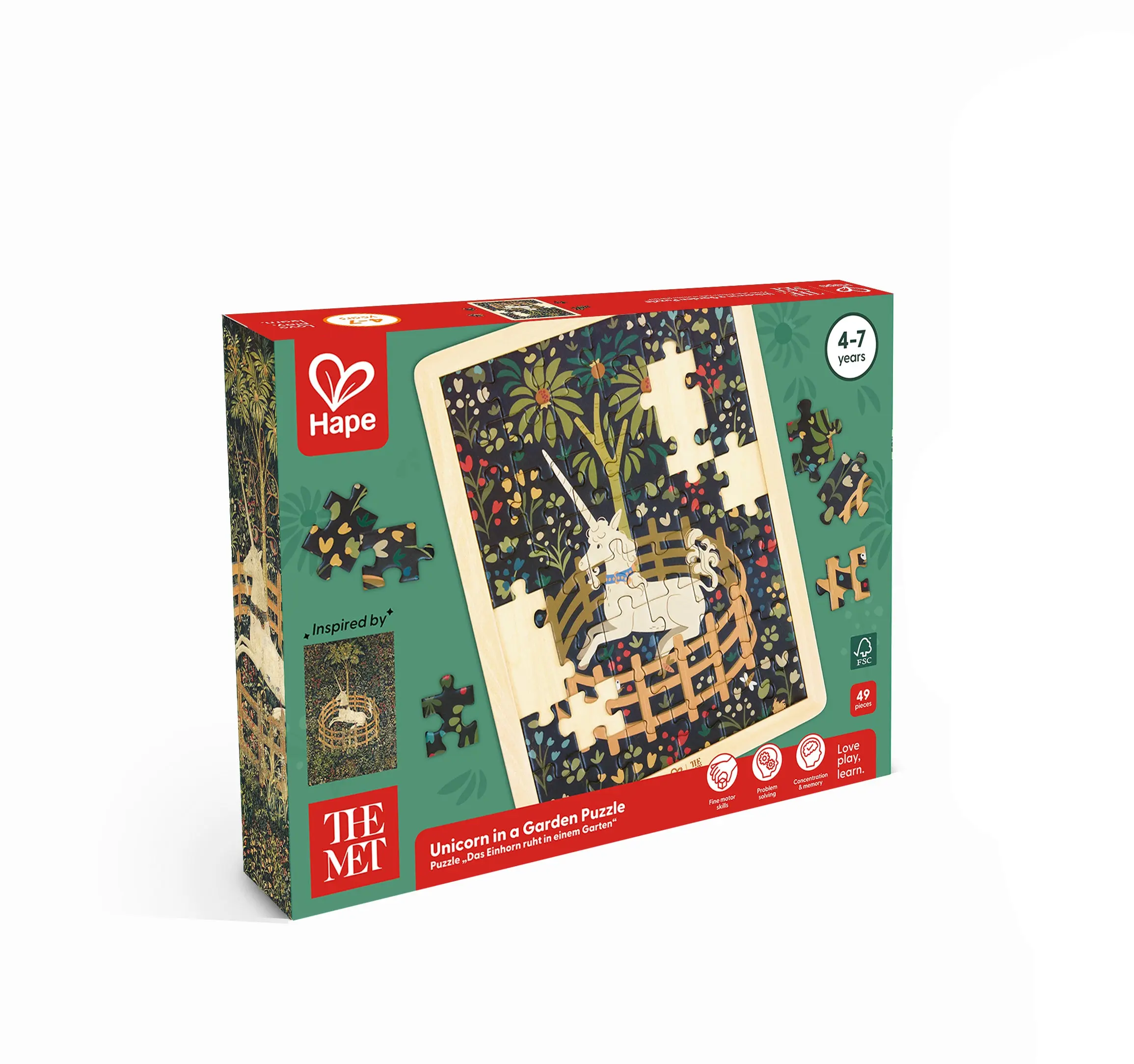 Unicorn in a Garden Puzzle - Image 7
