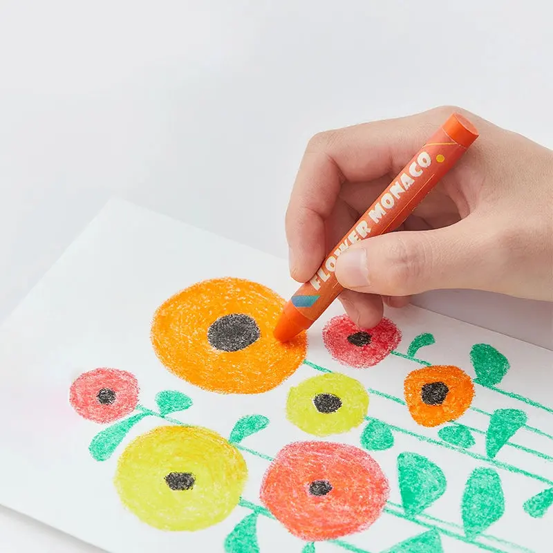 Flower Monaco Washable Crayons -36 colors - Image 2