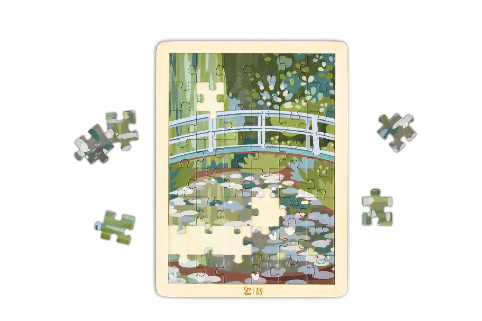 Monet Water-Lily Garden Puzzle - Image 4