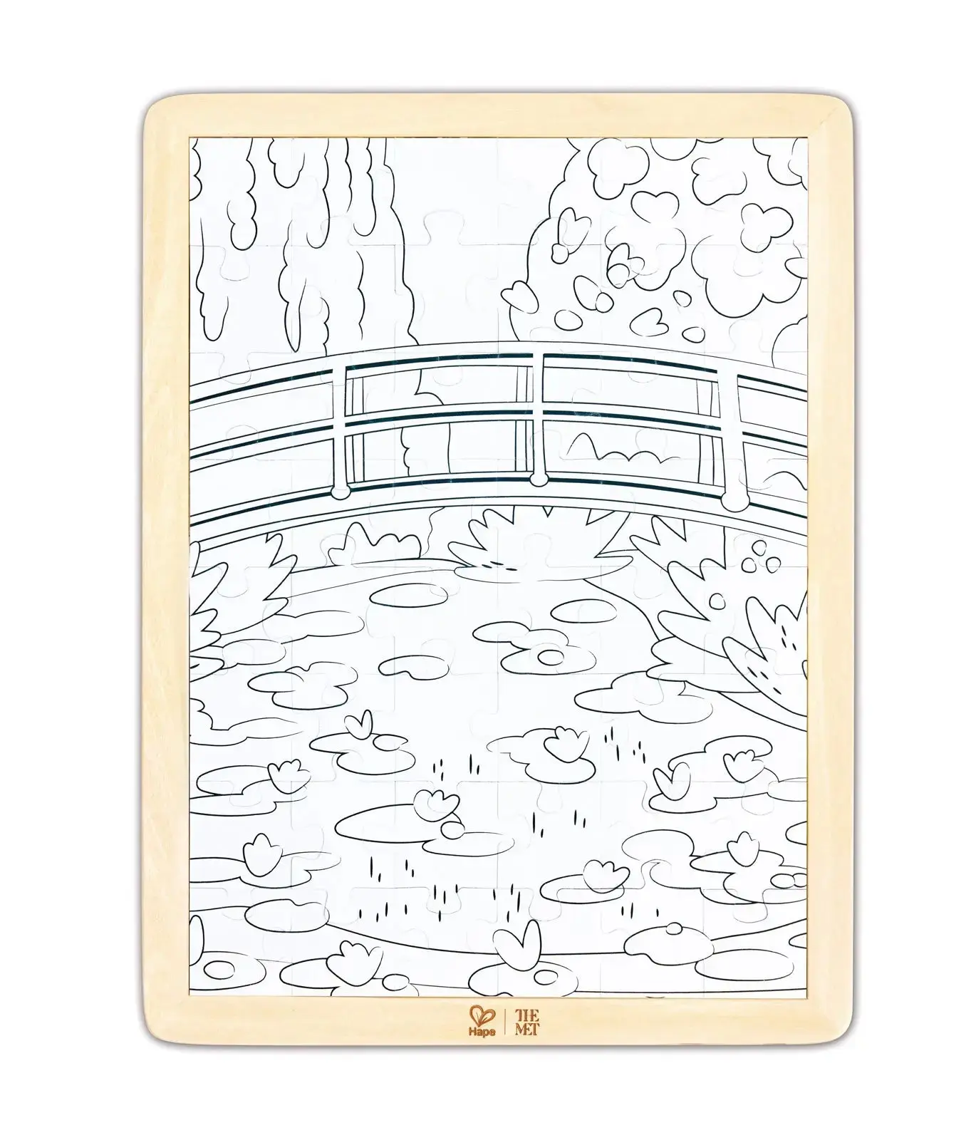 Monet Water-Lily Garden Puzzle - Image 5
