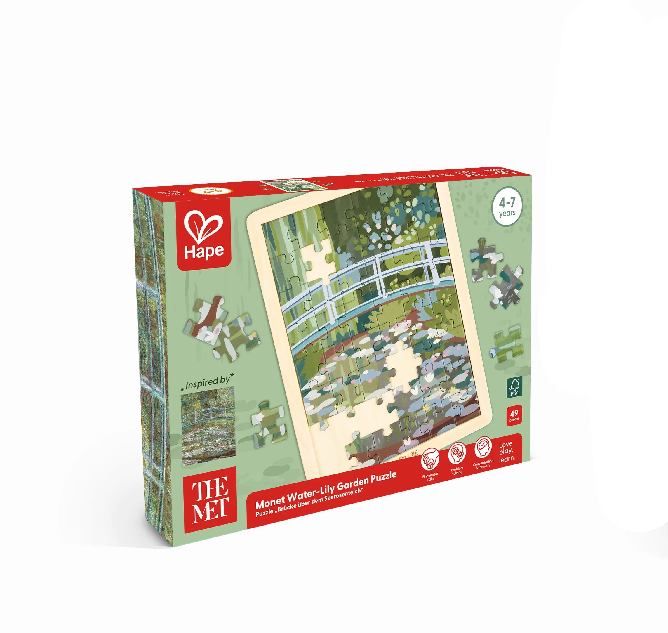 Monet Water-Lily Garden Puzzle - Image 6