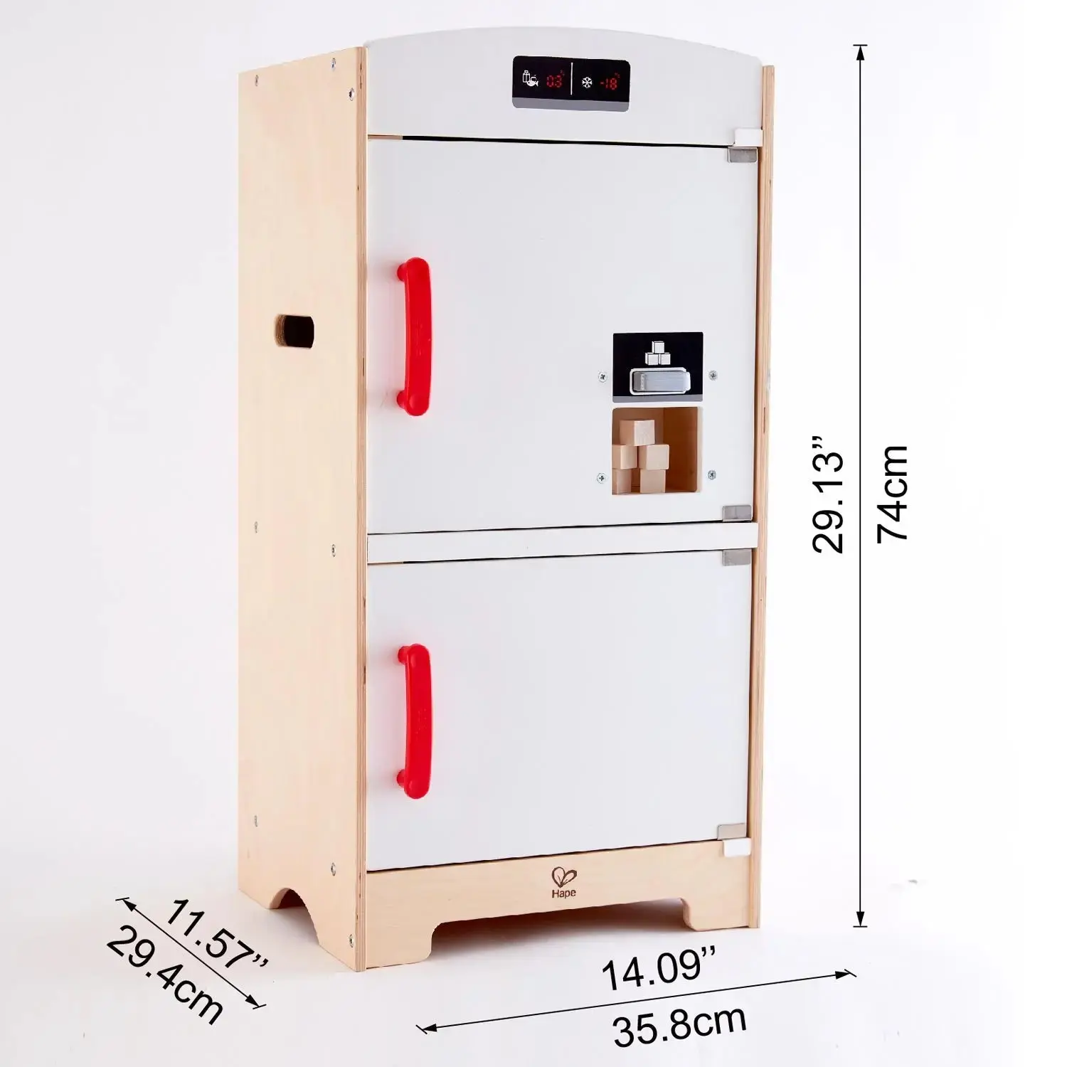 Hape Gourmet Kitchen Wooden Fridge - Image 4