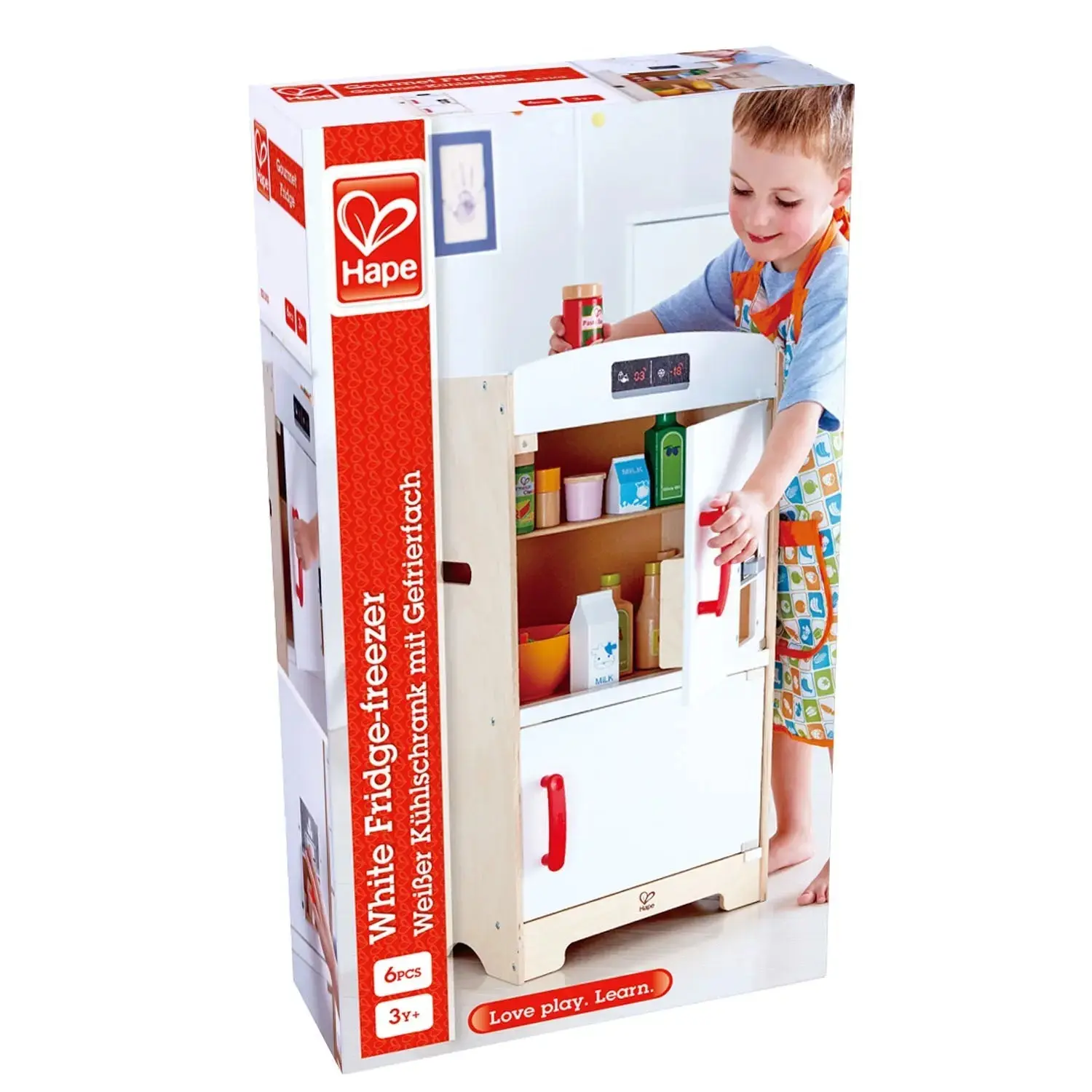 Hape Gourmet Kitchen Wooden Fridge - Image 6